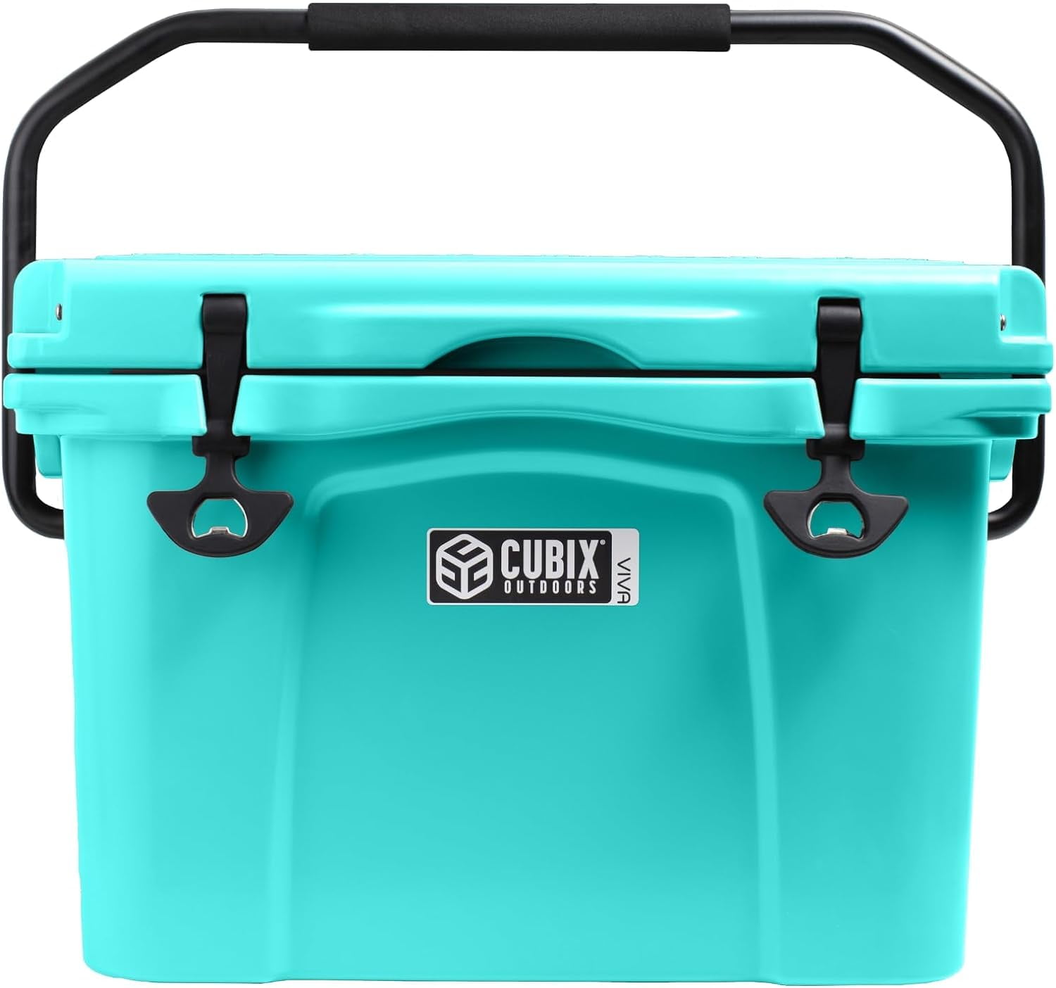 Cubix Outdoors Viva 25 QT Portable Insulated Hard Cooler - Fits 30 Cans - Turquoise